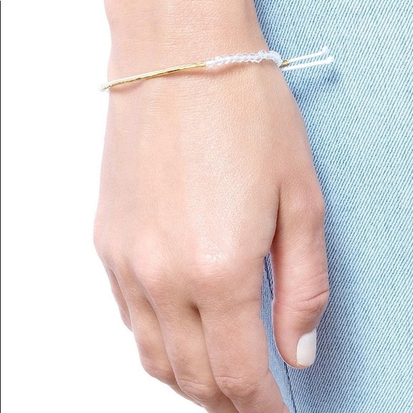 Gorjana clear quartz power gemstone bracelet - Picture 2 of 6